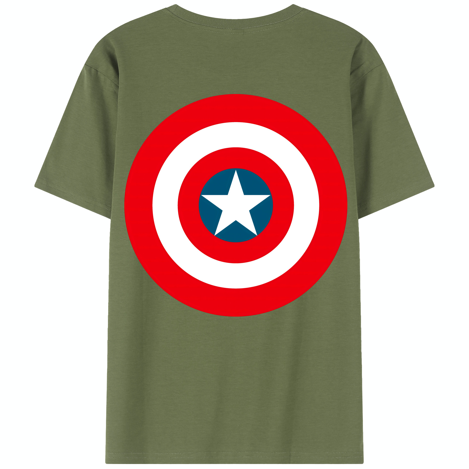 （画像用） アベンジャーズ The Avengers 綿100％半袖Tシャツ（背面プリント）